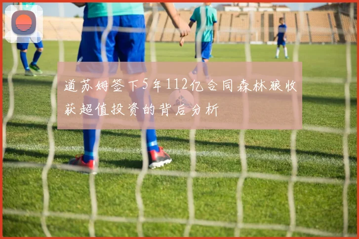 道苏姆签下5年112亿合同森林狼收获超值投资的背后分析
